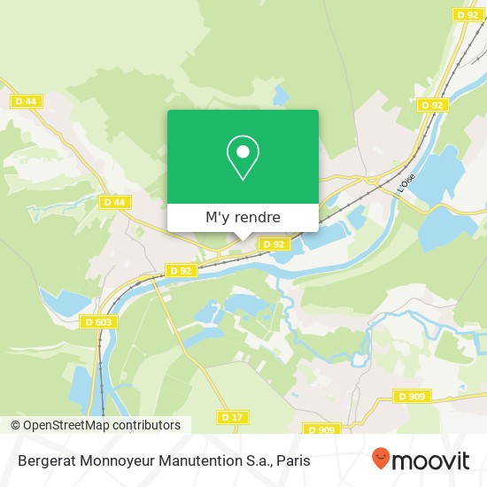 Bergerat Monnoyeur Manutention S.a. plan