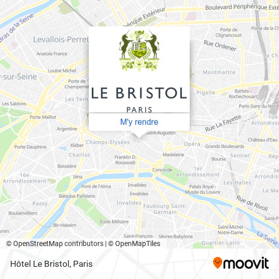 Hôtel Le Bristol plan