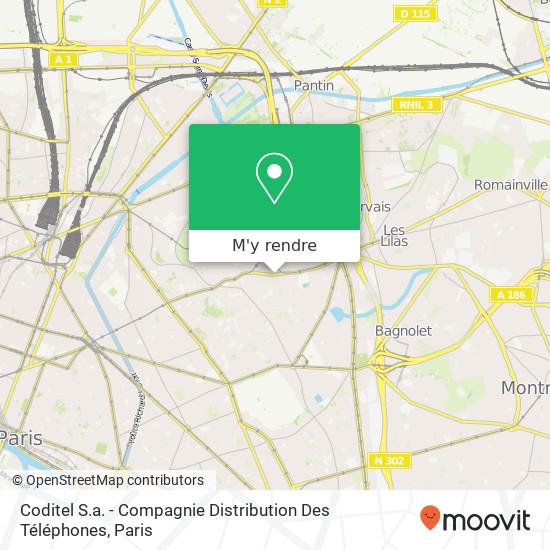 Coditel S.a. - Compagnie Distribution Des Téléphones plan