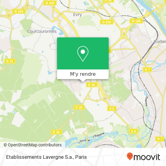 Etablissements Lavergne S.a. plan