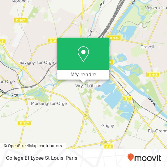 College Et Lycee St Louis plan