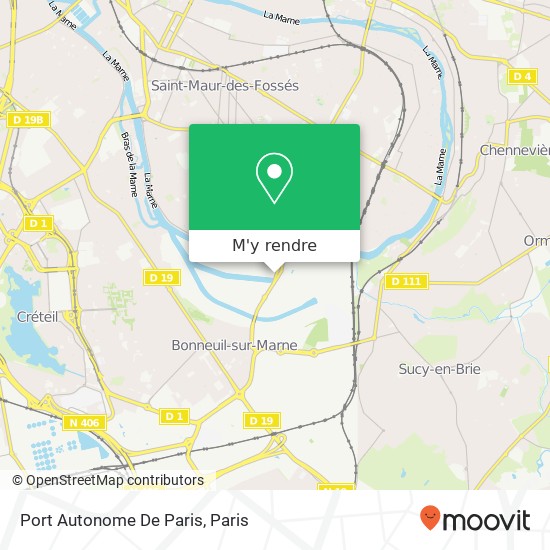Port Autonome De Paris plan