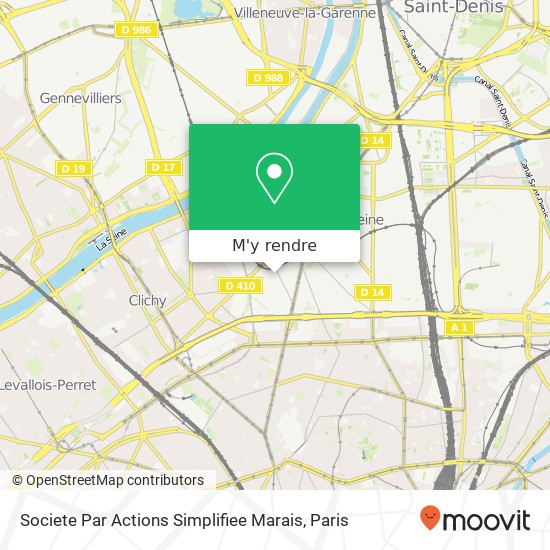 Societe Par Actions Simplifiee Marais plan