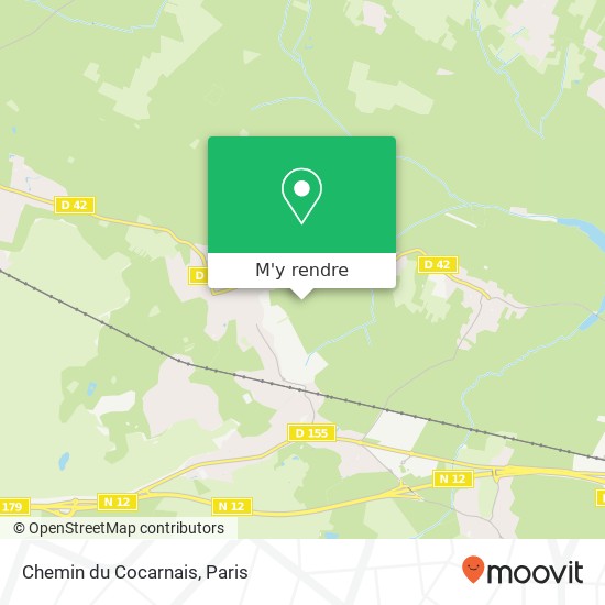 Chemin du Cocarnais plan