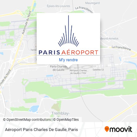 Aéroport Paris Charles De Gaulle plan