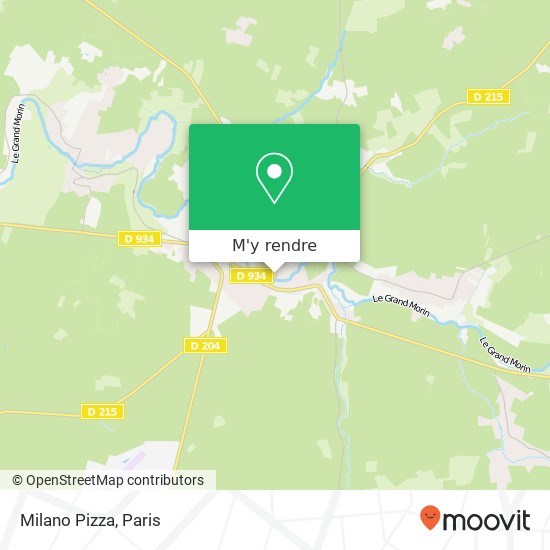 Milano Pizza, 18 Rue de Paris 77320 La Ferté-Gaucher plan