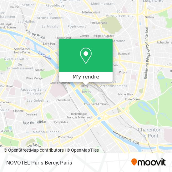 NOVOTEL Paris Bercy plan