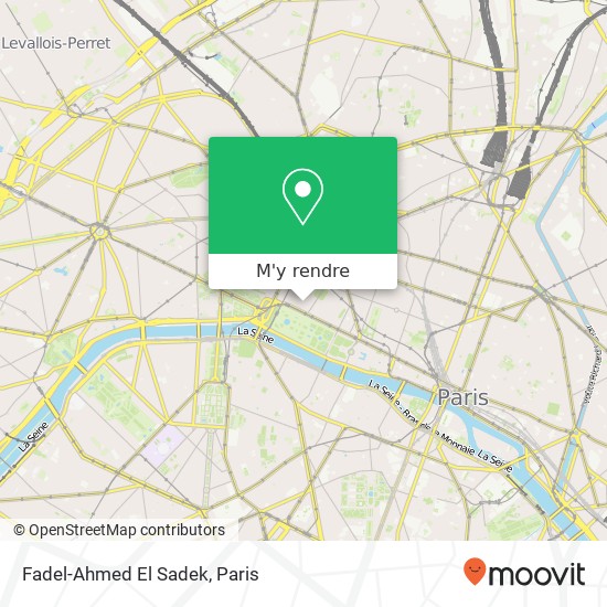 Fadel-Ahmed El Sadek, 34 Rue du Mont-Thabor 75001 Paris plan