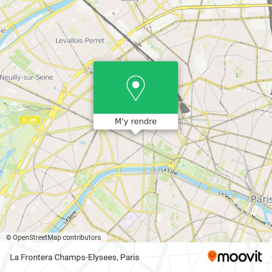 La Frontera Champs-Elysees plan