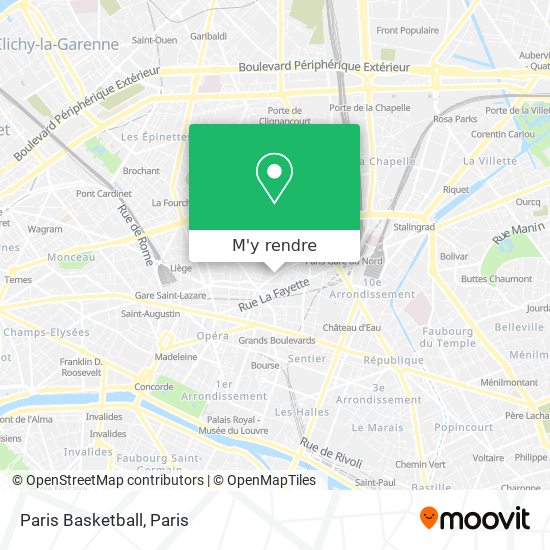 Paris Basketball plan