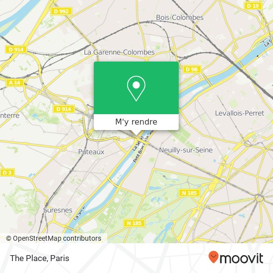 The Place, 92400 Courbevoie plan