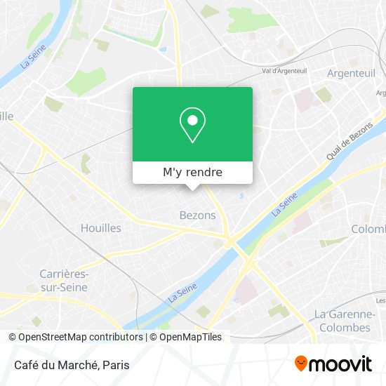 Café du Marché plan