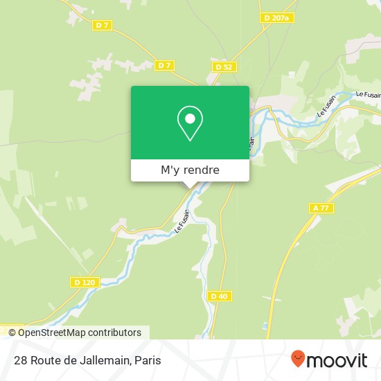 28 Route de Jallemain plan