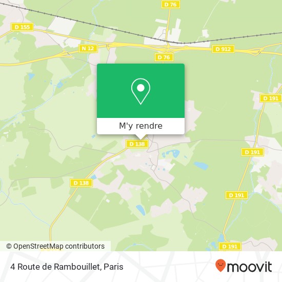 4 Route de Rambouillet plan