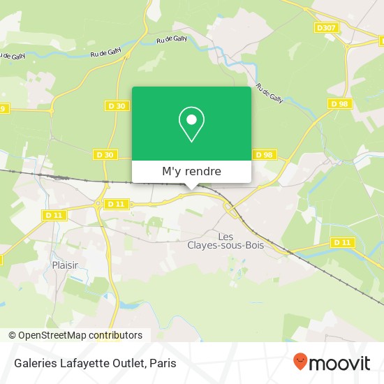 Galeries Lafayette Outlet plan