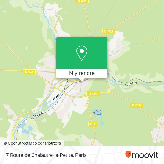 7 Route de Chalautre-la-Petite plan