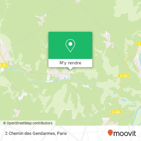 2 Chemin des Gendarmes plan