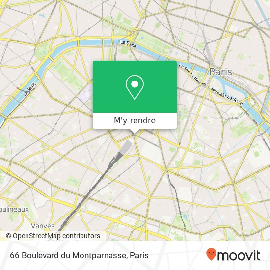 66 Boulevard du Montparnasse plan