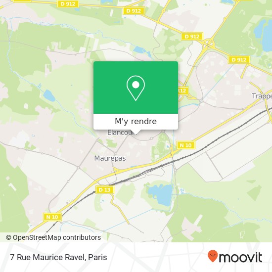 7 Rue Maurice Ravel plan