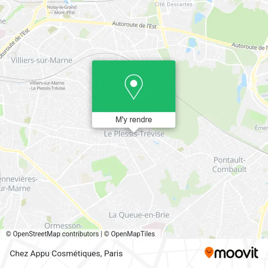 Chez Appu Cosmétiques plan