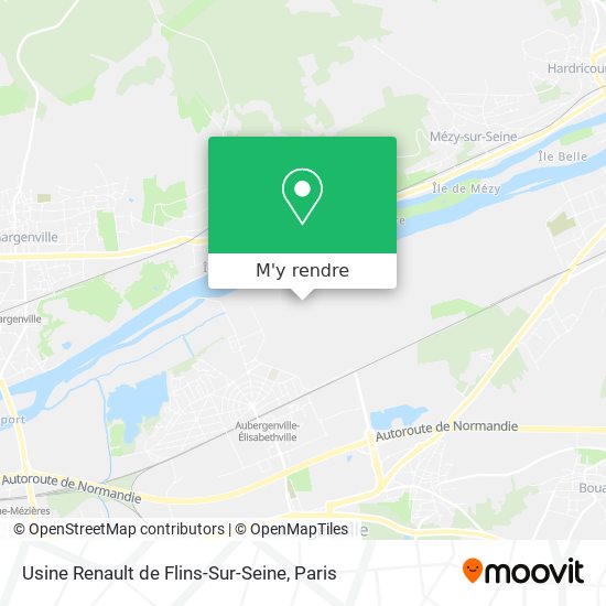 Usine Renault de Flins-Sur-Seine plan
