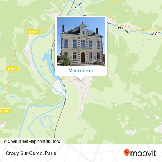 Crouy-Sur-Ourcq plan