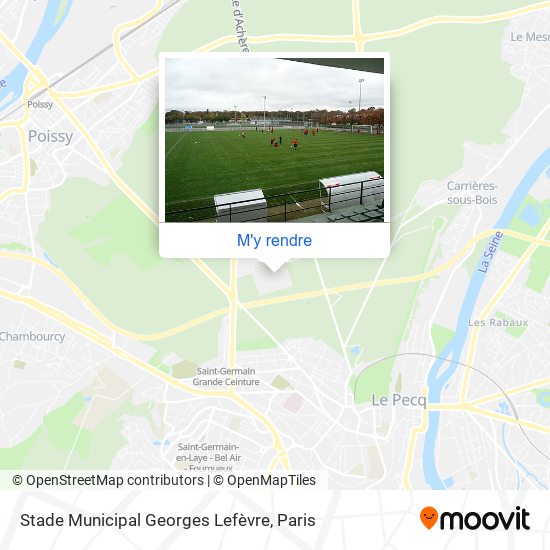 Stade Municipal Georges Lefèvre plan