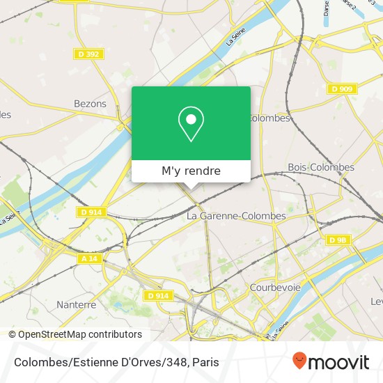 Colombes/Estienne D'Orves/348 plan