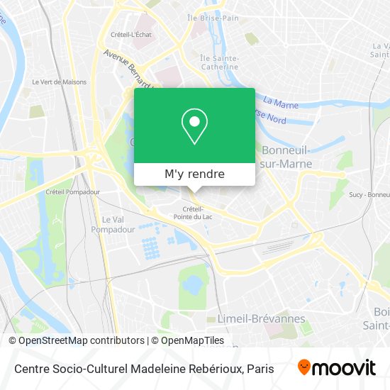 Centre Socio-Culturel Madeleine Rebérioux plan