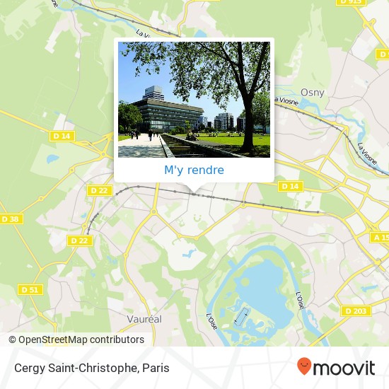 Cergy Saint-Christophe plan