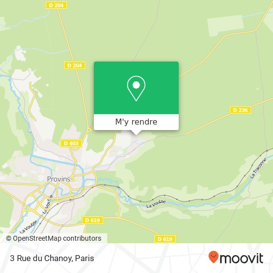 3 Rue du Chanoy plan