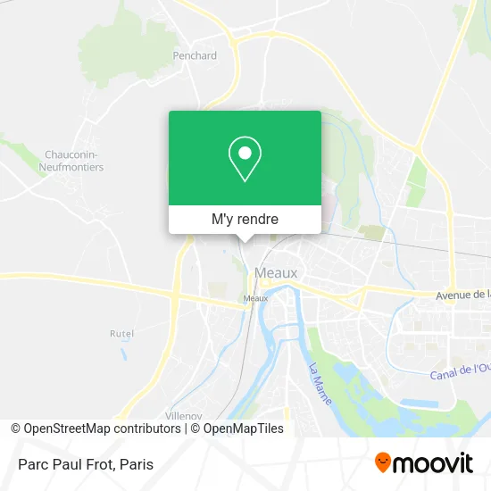 Parc Paul Frot plan