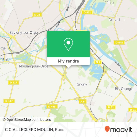 C CIAL LECLERC MOULIN plan