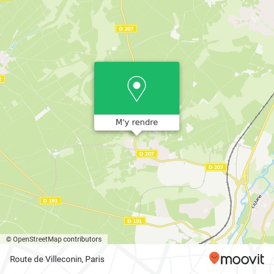 Route de Villeconin plan