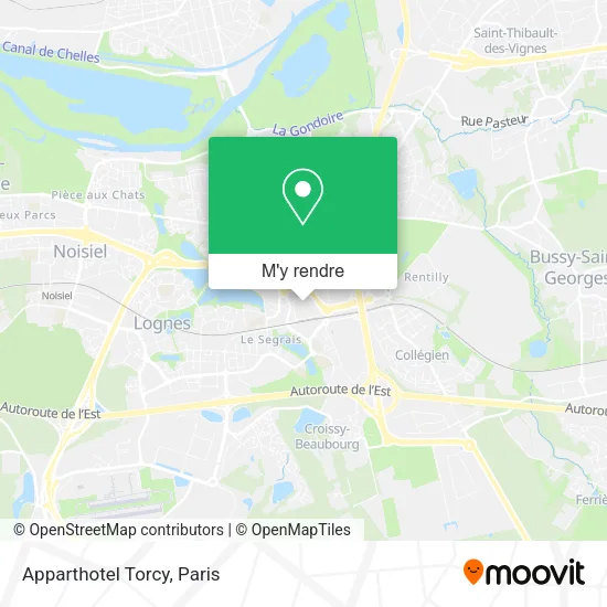 Apparthotel Torcy plan