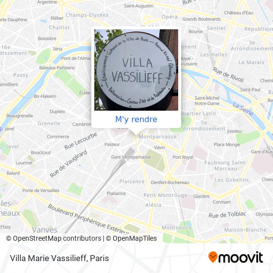 Villa Marie Vassilieff plan
