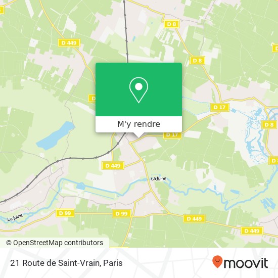 21 Route de Saint-Vrain plan