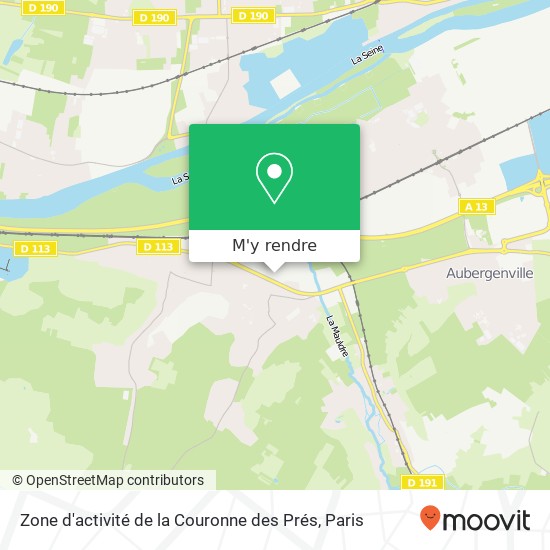 Zone d'activité de la Couronne des Prés plan