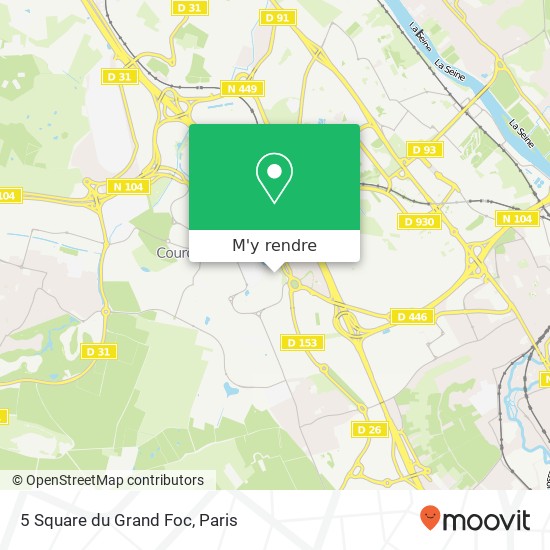 5 Square du Grand Foc plan