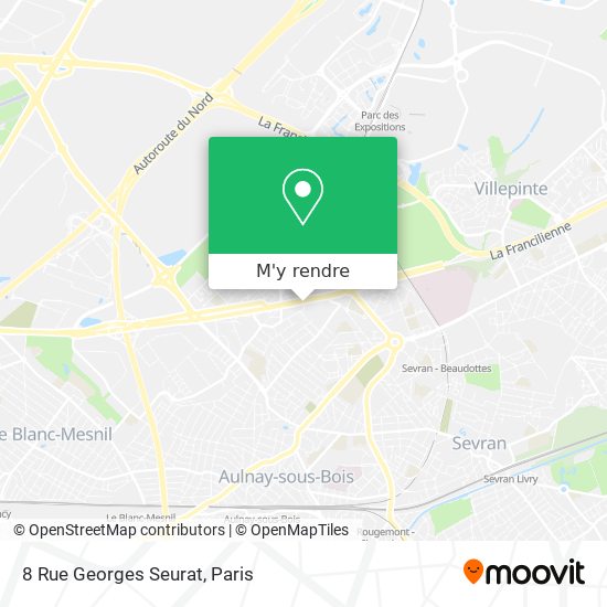 8 Rue Georges Seurat plan