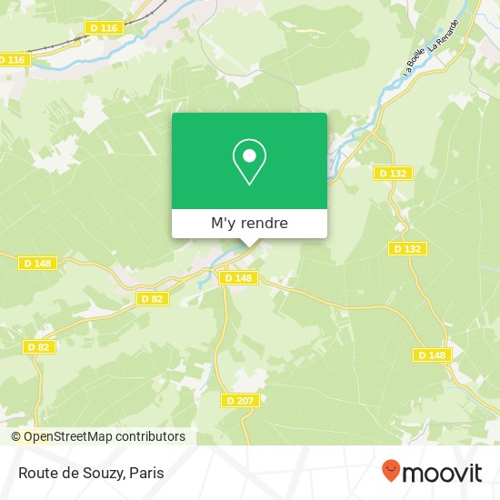 Route de Souzy plan