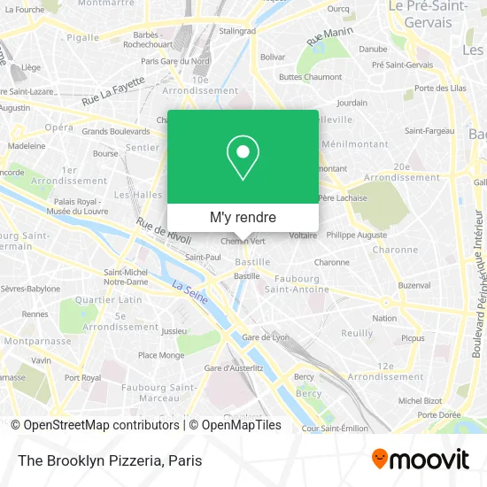 The Brooklyn Pizzeria plan