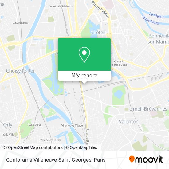 Conforama Villeneuve-Saint-Georges plan