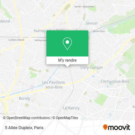 5 Allée Dupleix plan