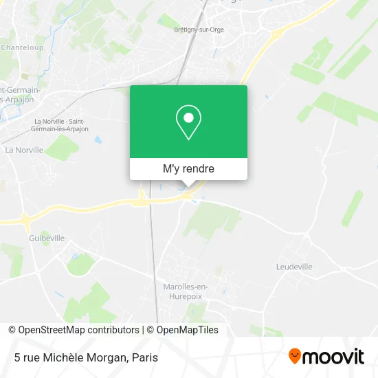 5 rue Michèle Morgan plan