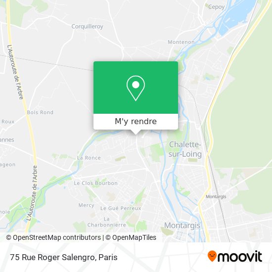 75 Rue Roger Salengro plan