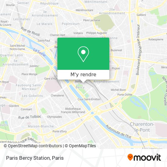 Paris Bercy Station plan