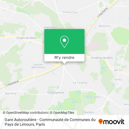 Gare Autoroutière - Communauté de Communes du Pays de Limours plan