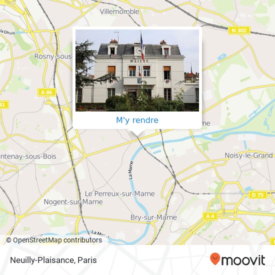 Neuilly-Plaisance plan