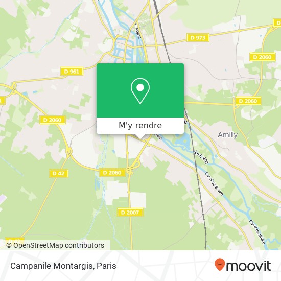 Campanile Montargis plan